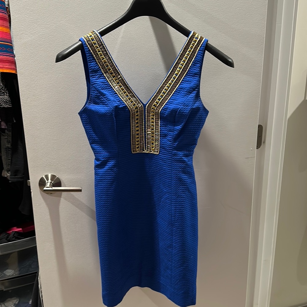 Royal blue dress